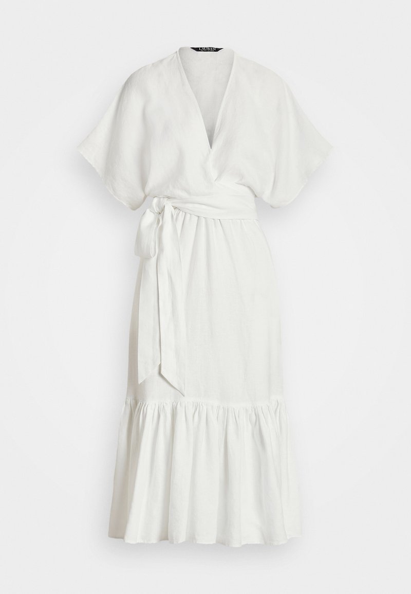 Lauren Ralph Lauren LIGIANA SHORT SLEEVE DAY DRESS - Φόρεμα ημέρας - white