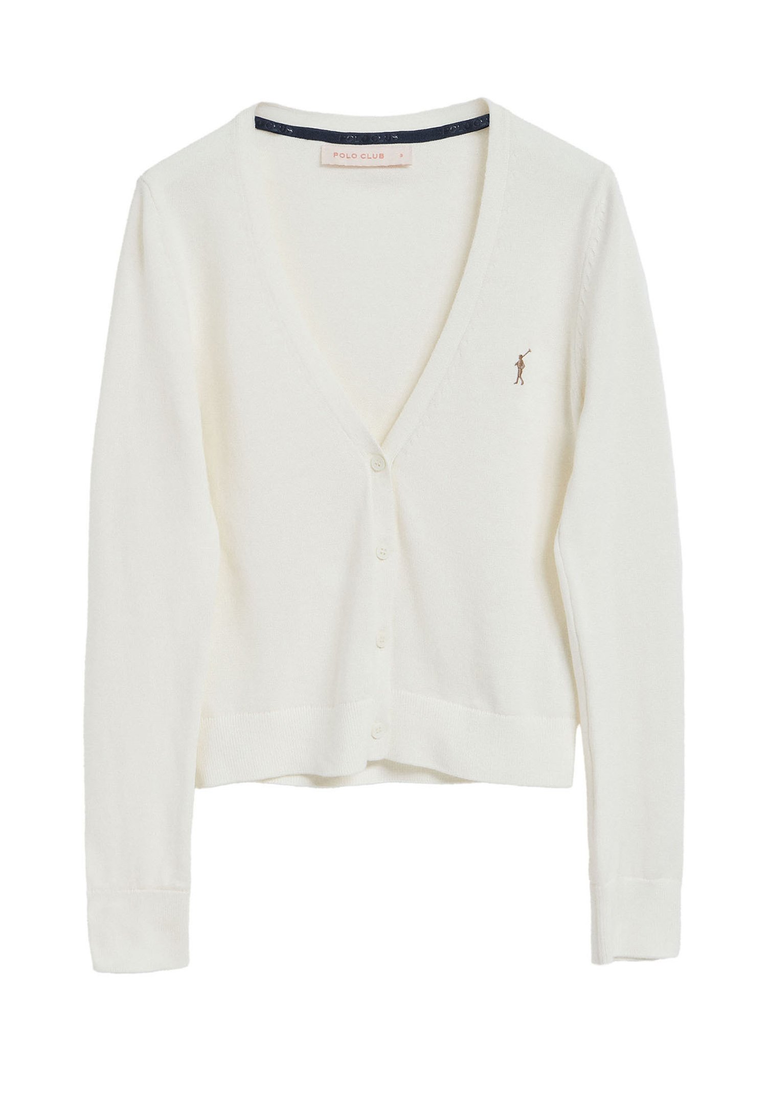 Polo Club Cardigan ecru/white Zalando