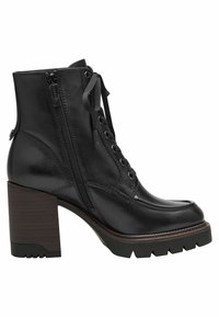 Tamaris Kotníkové boty na platformě - black leather