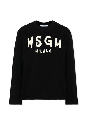 MSGM, T-SHIRT UNISEX - Maglietta a manica lunga - black