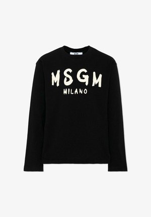 MSGM, T-SHIRT UNISEX - Maglietta a manica lunga - black