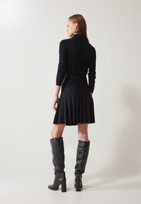 Anna Field MINI SKIRT WITH BUTTONS - A-line skjørt - black