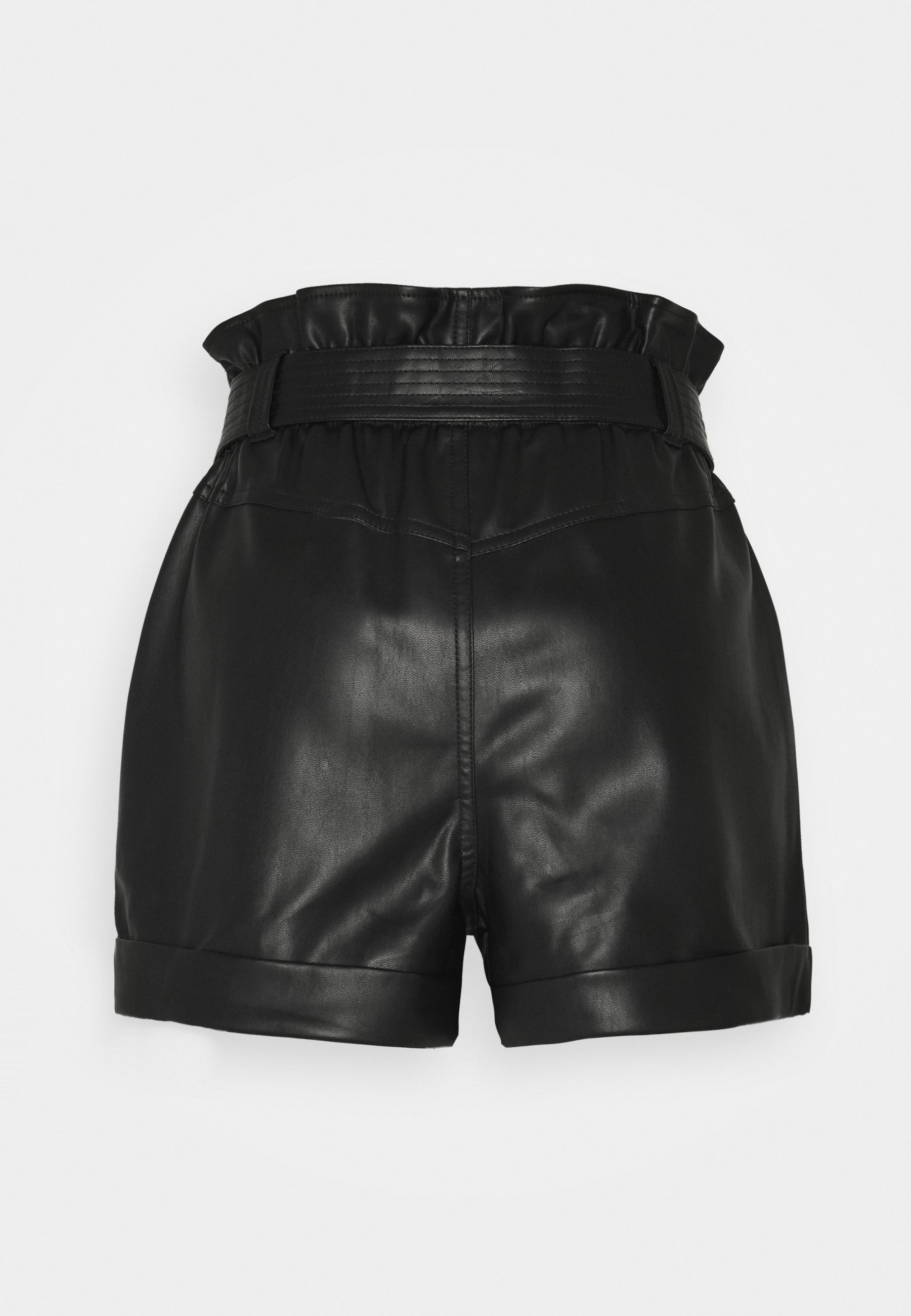 self belted shorts