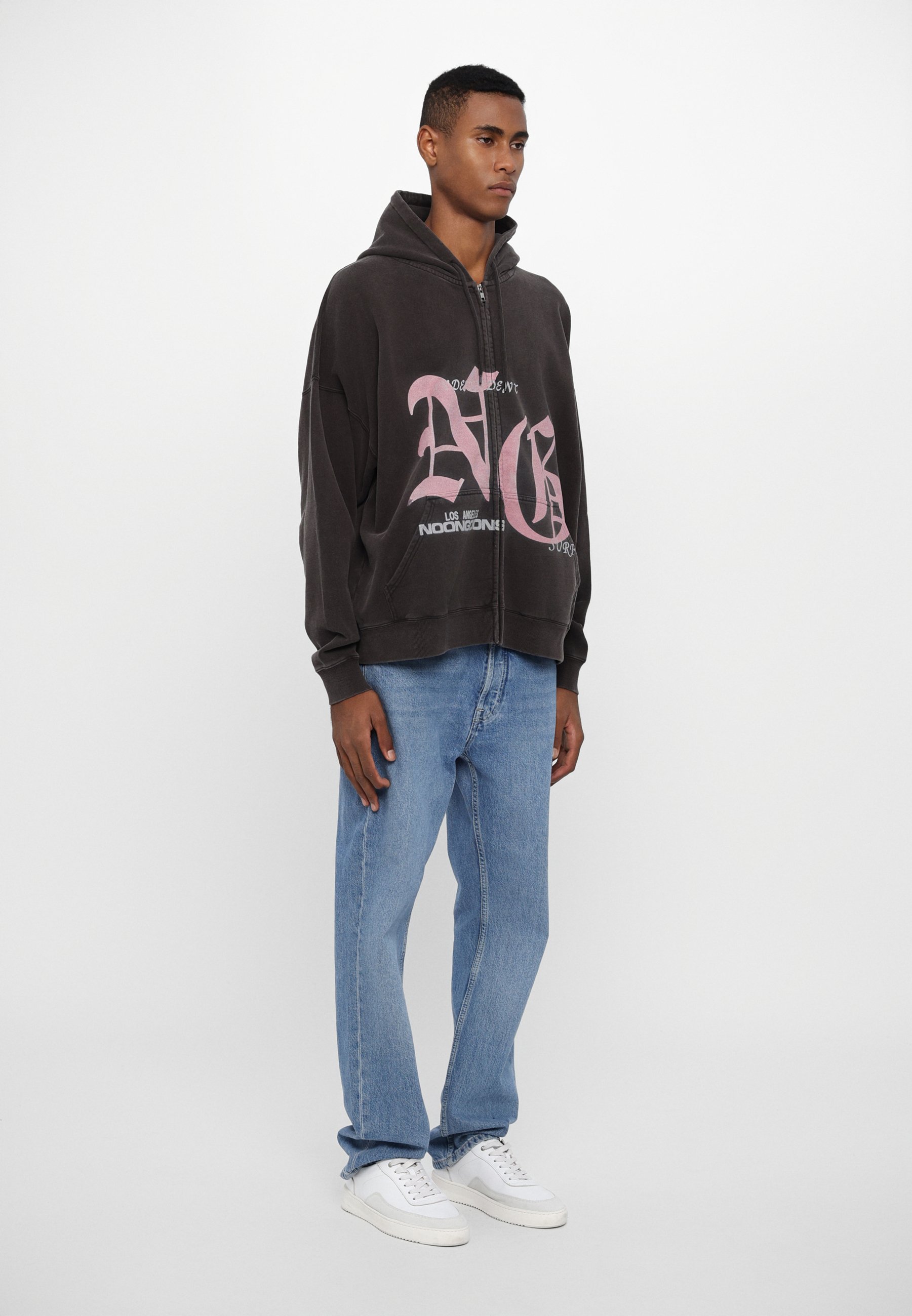 Noon Goons SPONSOR ZIP HOODIE UNISEX - Sweatshirt - black