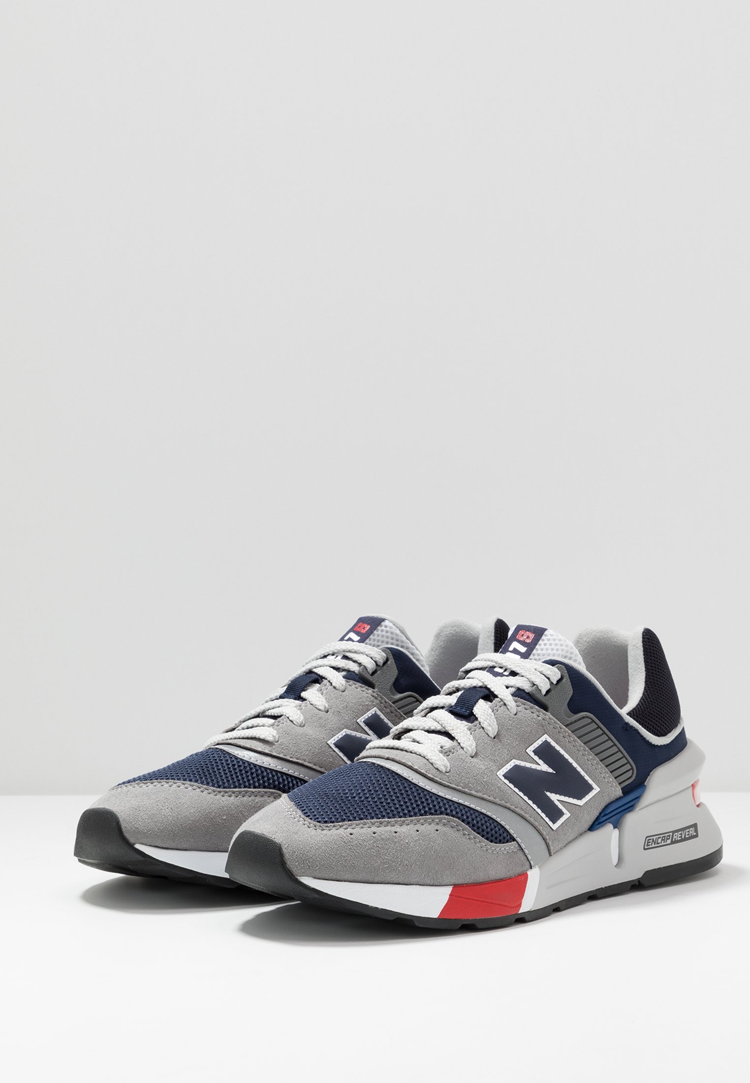 new balance 997 grey navy
