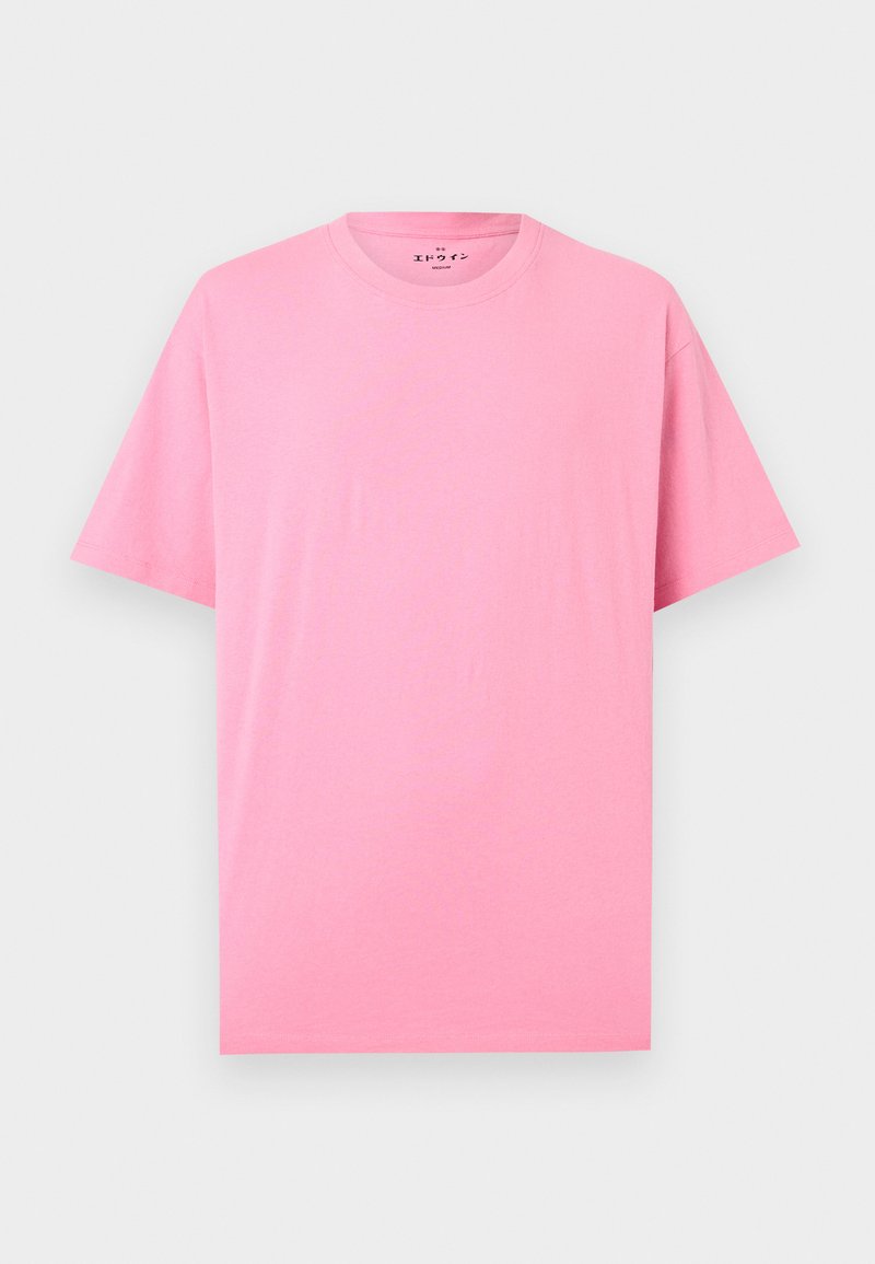 Edwin T-shirt basic donkerroze