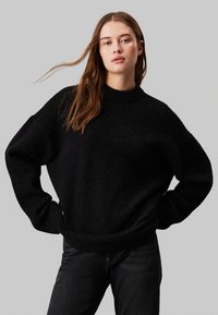 Calvin Klein Jeans TEXTURED LOOSE  - Maglione - ck black