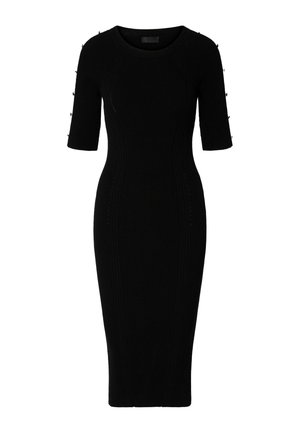 LIU JO, LIU JO MIDI KNIT DRESS - Robe fourreau - black