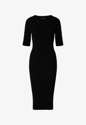 LIU JO, LIU JO MIDI KNIT DRESS - Robe fourreau - black