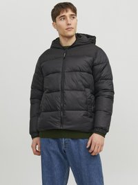 Jack & Jones - Talvitakki - black Pienoiskuva 1