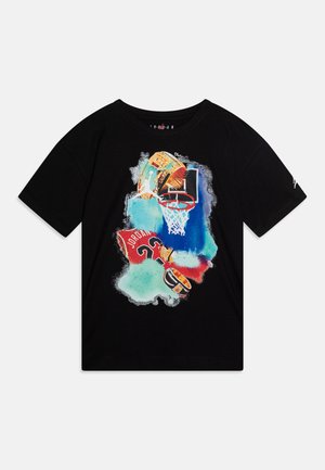 POOLSIDE TEE - Apdrukāts T-krekls - black