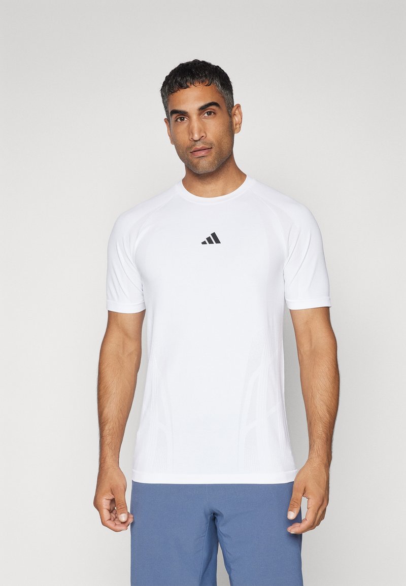 adidas Performance TENNIS PRO SEAMLESS AEROREADY FREELIFT - Camiseta deportiva - white