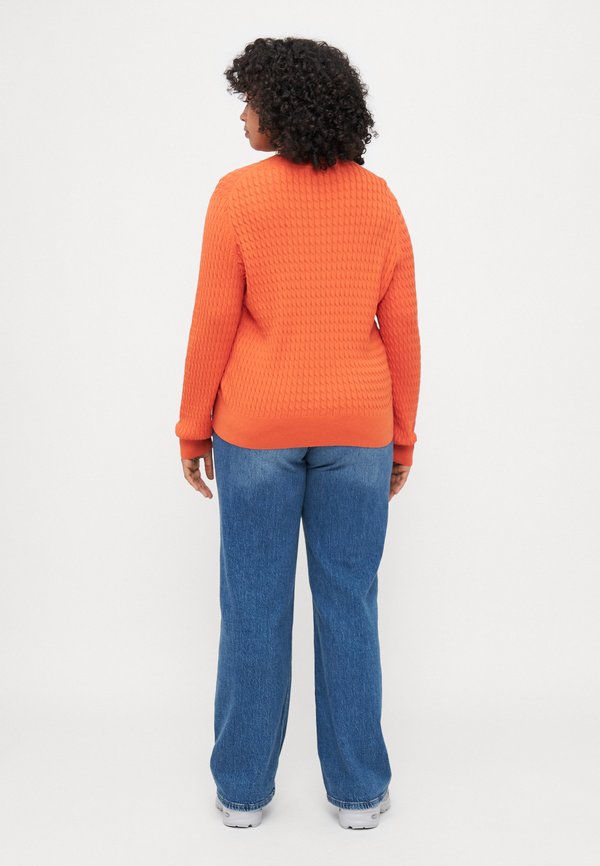 CABLE FINE - Jumper - brilliant orange4