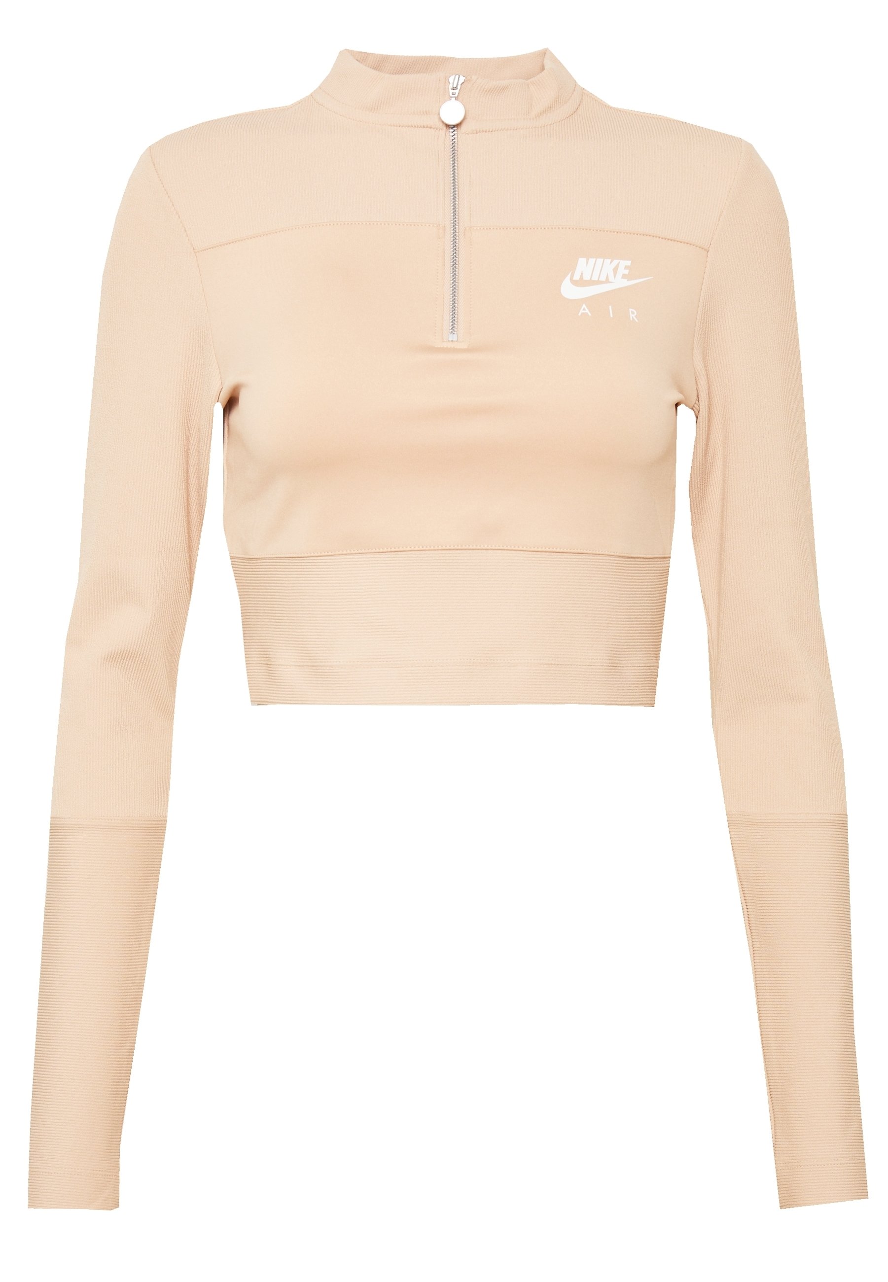 nike air beige long sleeve top