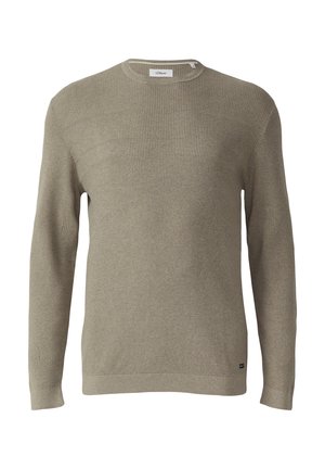 Strickpullover - helles beige