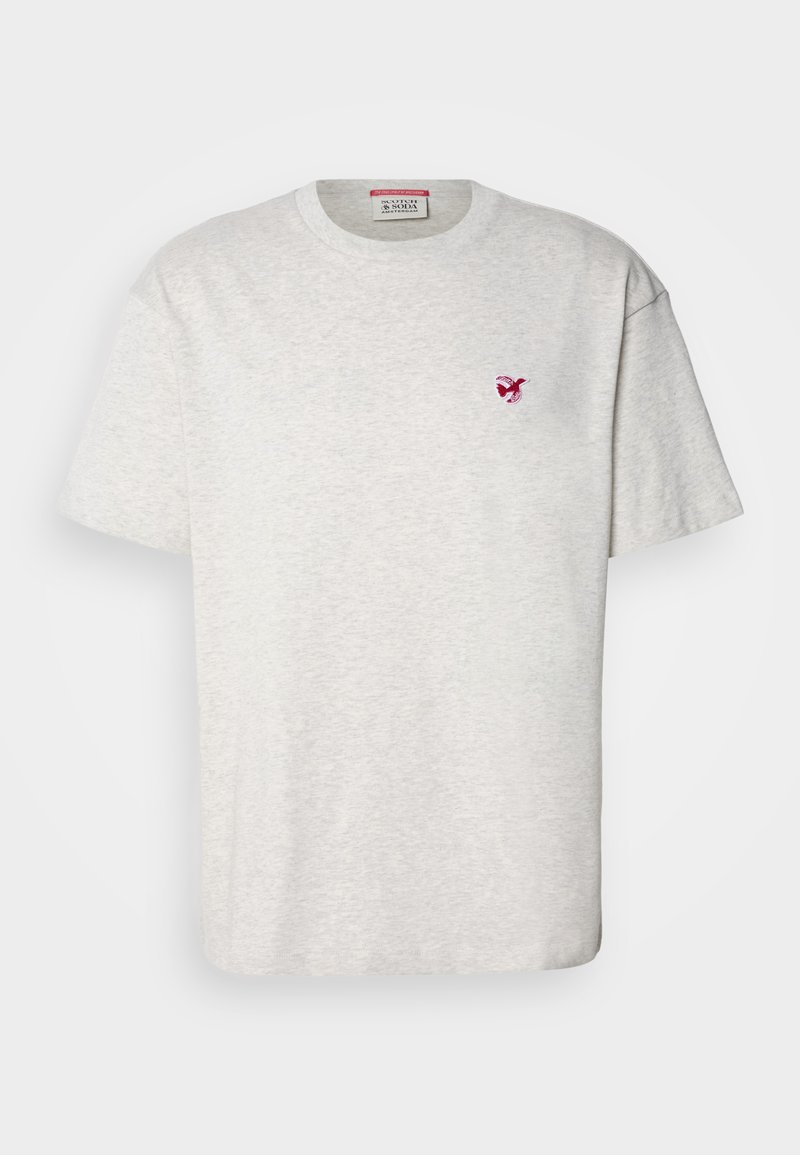 Scotch & Soda T-shirt basic lichtbruin mêleerd Scotch & Soda T-shirt basic lichtbruin mêleerd