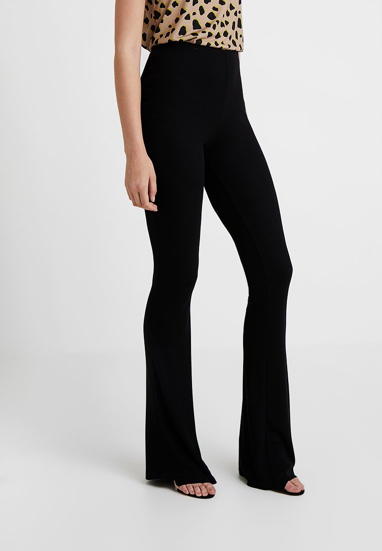 Missguided Tall FLARE - Pantalones - black/negro - Zalando.es