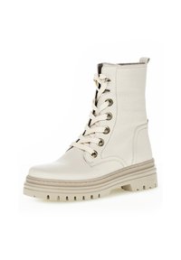 Gabor COMBAT - Enkellaarsjes met plateauzool - beige