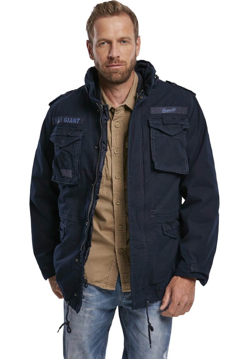 Herren Trenchcoats | Brandit GIANT Parka navy/dunkelblau - RV18952 Herren Trenchcoats | Brandit GIANT Parka navy/dunkelblau - RV18952