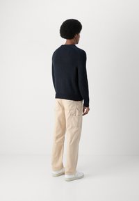 Marc O'Polo DENIM LONGSLEEVE CREWNECK - Pulover - dark blue