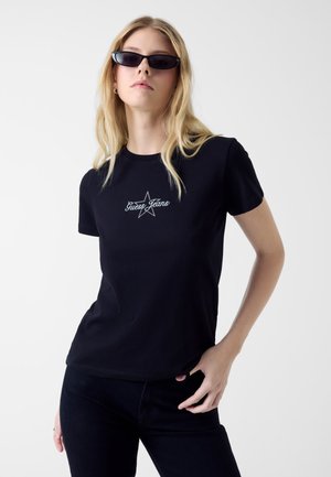 MIT STRASSSTEINEN - T-shirt con stampa - schwarz