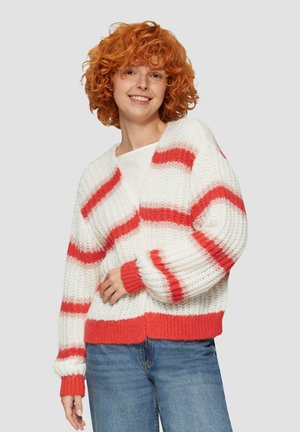 Strickjacke - himbeere