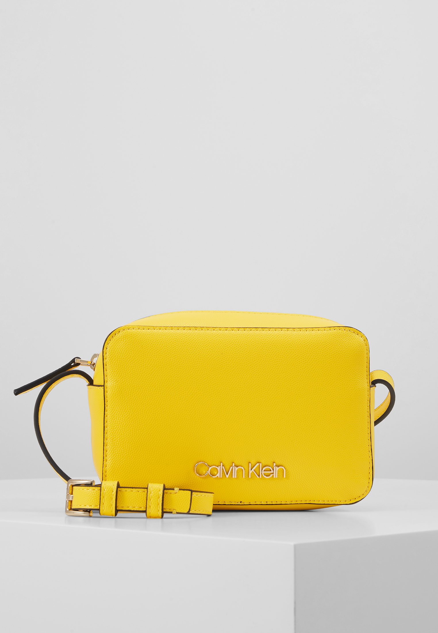 calvin klein yellow purse