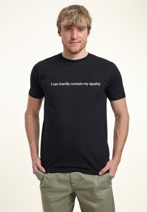 UNATHLETIC - Camiseta estampada - navy blue