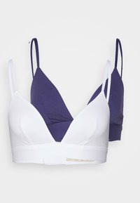 LILA 2 PACK - Sutiã triangular - ink/white