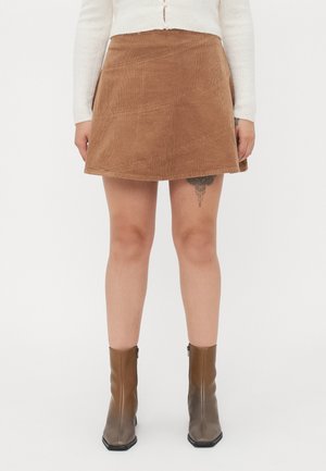 ONLMOXIE SKATER SKIRT - A-line skjørt - toasted coconut