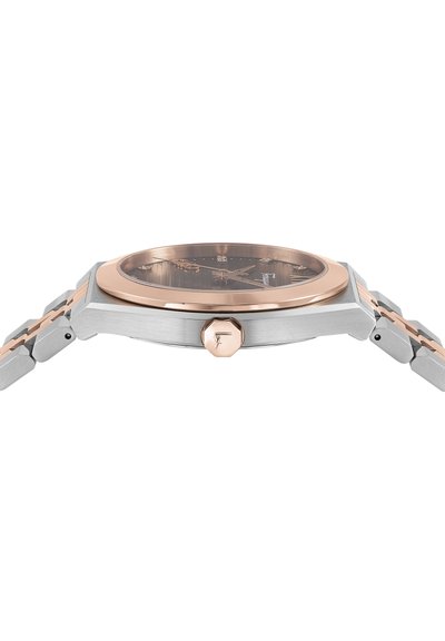 FERRAGAMO VEGA NEW PAIR - Käekell - silve rosegold coloured and black