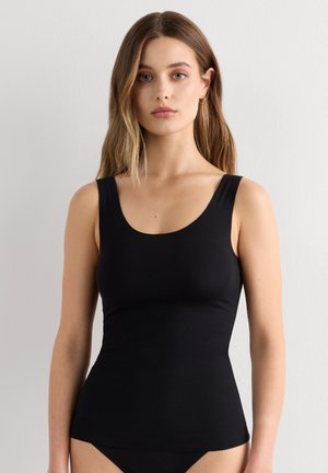 Intimissimi, ROUND NECK AND RAW CUT - Unterhemd/-shirt - black