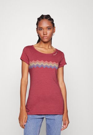 RAINBOW - Print T-shirt - rose