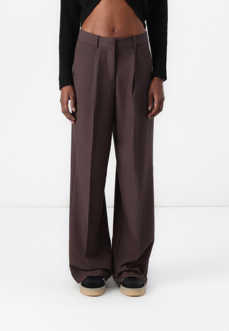 JJXX JXELLIS WIDE - Hlače - seal brown