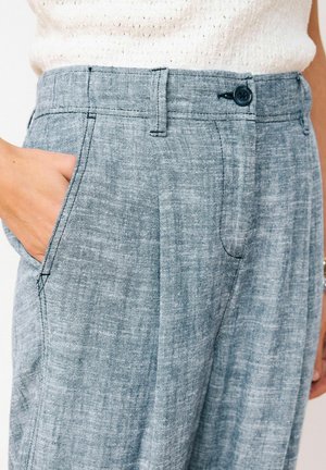 Next BLEND WIDE LEG PETITE - Püksid - blue