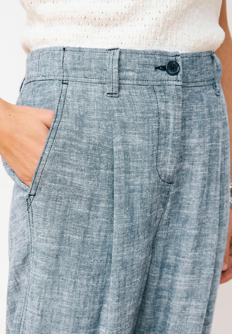 Next BLEND WIDE LEG PETITE - Nohavice - blue
