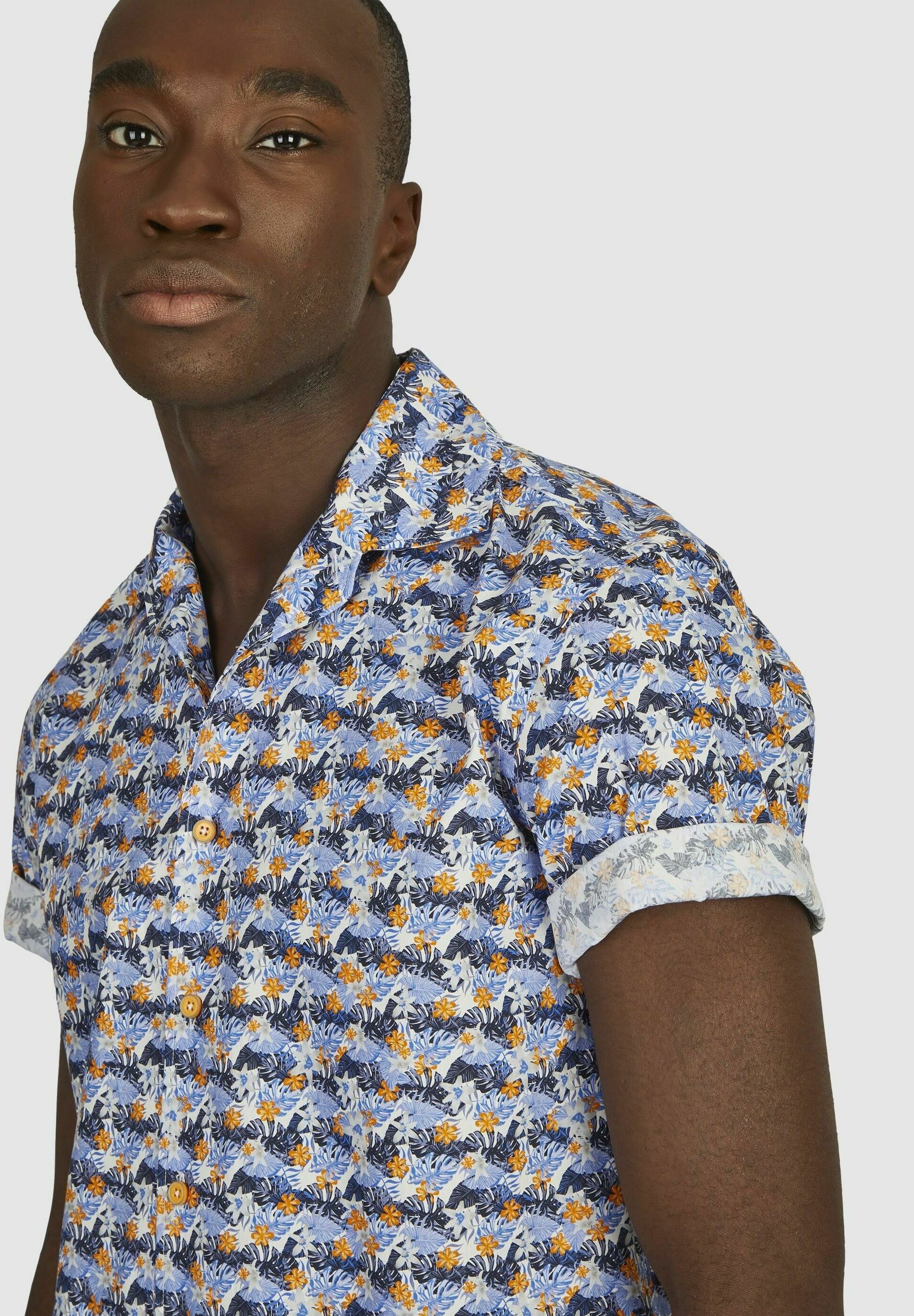 Chemise Homme Daniel Hechter Coupe Ajustée - Bleu Rayures - Manches Longues - Taille 17.5 - Neuf Avec étiquettes