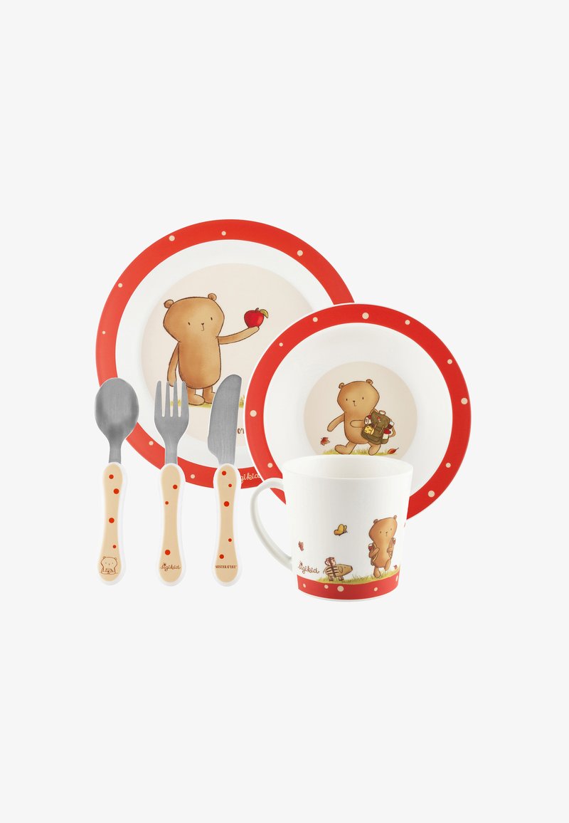 sigikid MISTER OLUI, 6 TLG SET - Kids' tableware set - rot