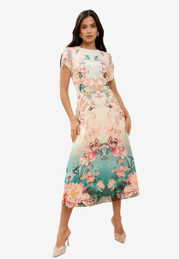 REGULAR FIT - OMBRE FLORAL TULIP AND FLARE   - Freizeitkleid