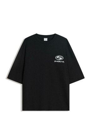 BOXY-FIT - T-Shirt print - black