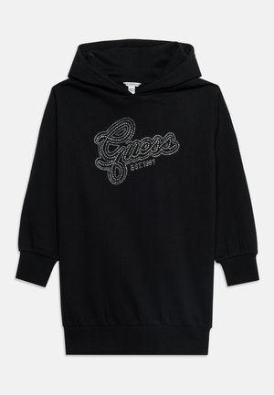 Guess, KIDS TEENS HOODED ACTIVE DRESS - Day dress - jet black