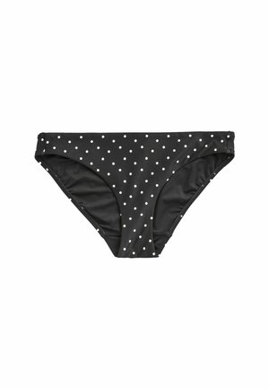 RUCHED SIDE HIGH  - REGULAR FIT - Bikiniunderdel - black white spot