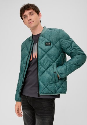 MIT ALLOVER-PRINT - Winterjacke - petrol