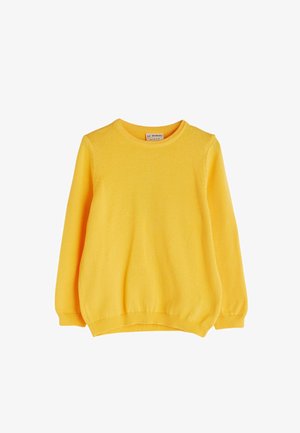 CREW NECK BASIC LONG SLEEVE SLIM - Jumper - yellow
