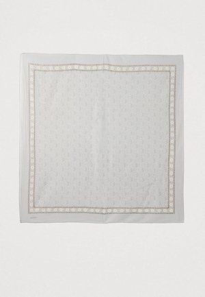 FOULARD CLASSIQ - Fulár - gris clair/blanc