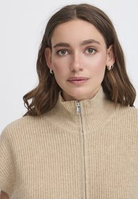 ICHI Cardigan - oatmeal melange