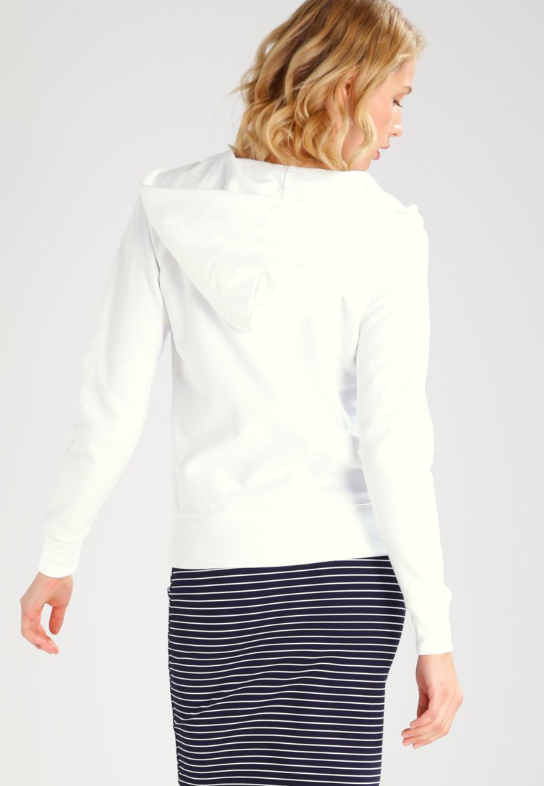 GAP Zip-up sweatshirt - white - Zalando.de