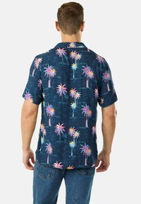 Blount & Pool HONOLULU - Overhemd - navy sea palm