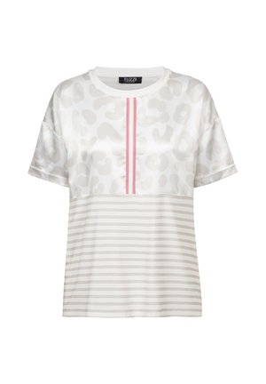 TUZZI, DAMEN - Print T-shirt - ecru sisal flamingo