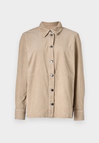 JDYSHIRAZ LONG SHIRT - Skjortebluse - simply taupe